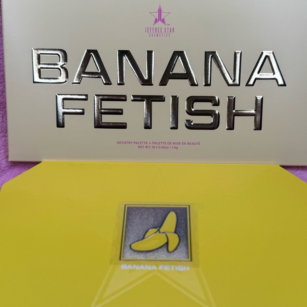 New! Banana Fetish Jeffree Star Eyeshadow Palette BNIB NWT Vaulted - Picture 3 of 10
